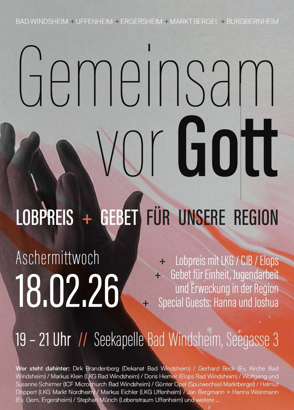 Gemeinsam vor Gott - Aschermittwoch 2026